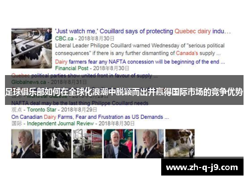 足球俱乐部如何在全球化浪潮中脱颖而出并赢得国际市场的竞争优势 足球俱乐部如何在全球化浪潮中脱颖而出并赢得国际市场的竞争优势